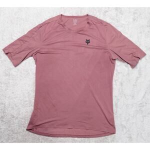 Fox Racing Flexair Ascent Short Sleeve Biking Jersey Mauve Red Mens Size XL